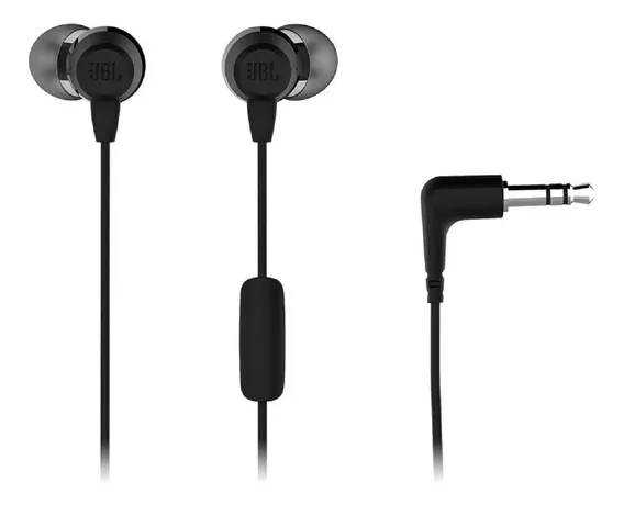 Fone De Ouvido Jbl In Ear Preto - Jblc50hiblk