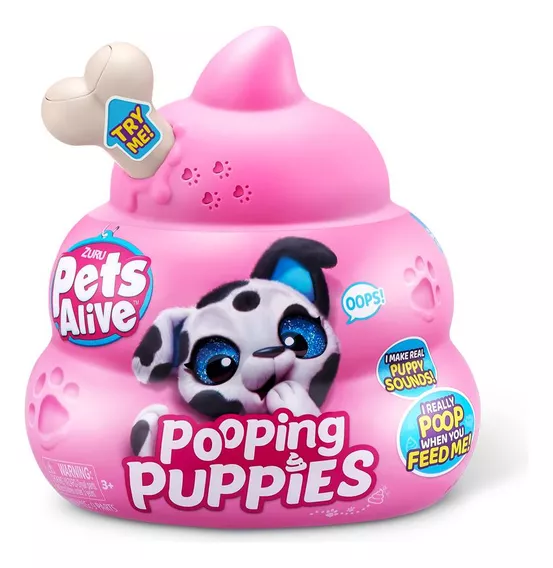 Pelúcia Pets Alive Pooping Puppies Series 1