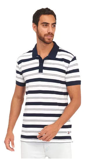 Playera Polo Tommy Jeans Para Hombre Dm0dm18921