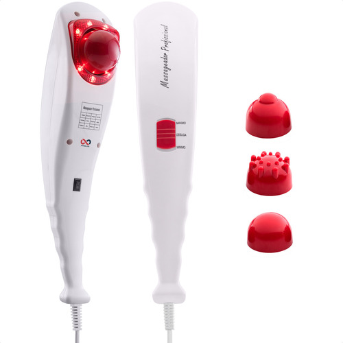 Aparelho Massageador Elétrico Profissional Com Infravermelho Voltagem 110v