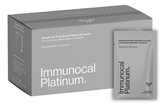 Immunocal Platinum Aislado de Proteína de Suero de Leche Desintoxicante Anti-Inflamatorio 30 Dosis