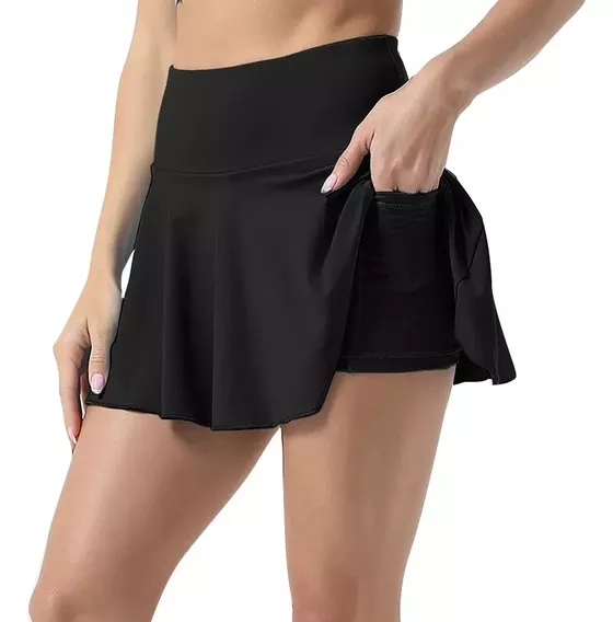 2 Es 1 Tenis Deportiv De Pantalones Cortos Falda De Yoga