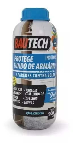 Bautech Protege Fundo Armário 900ml Incolor Ação Bactericida