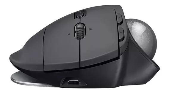 Mouse Sem Fio Logitech Trackball Mx Ergo Cor Grafite