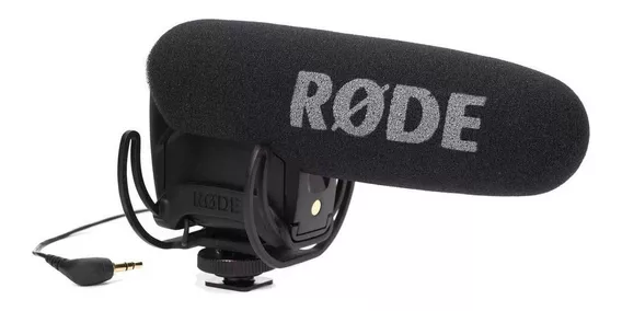 Micrófono Rode VideoMic Pro Condensador Supercardioide color negro