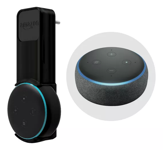 Suporte Alexa Echo Dot 3 De Tomada Parede Amazon