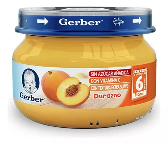 Papilla Gerber Cosecha Natural de durazno 6 meses 71 g