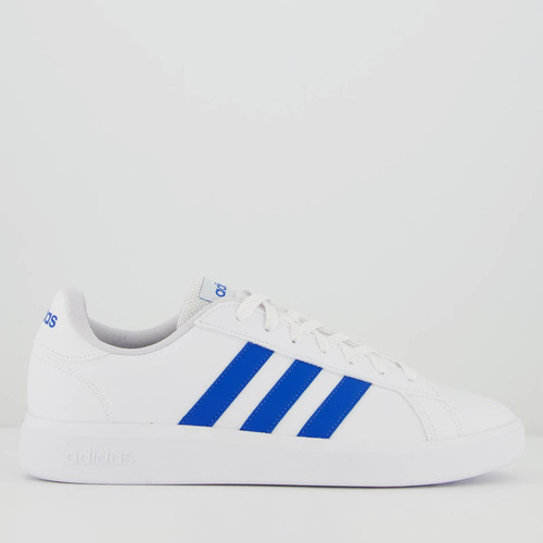 Tênis adidas Grand Court Base 2.0 I Branco E Azul