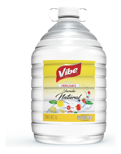 Jarabe Natural Vibe 5 Litros Endulzante Coctelería Premium