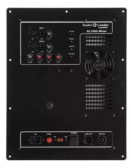 Painel Ativo Modulo Ativador Al Mixer 1000 Watts Rms 4 Ohms