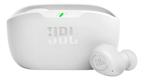 Fone de ouvido in-ear sem fio JBL Wave Buds JBLWBUDSBLK branco