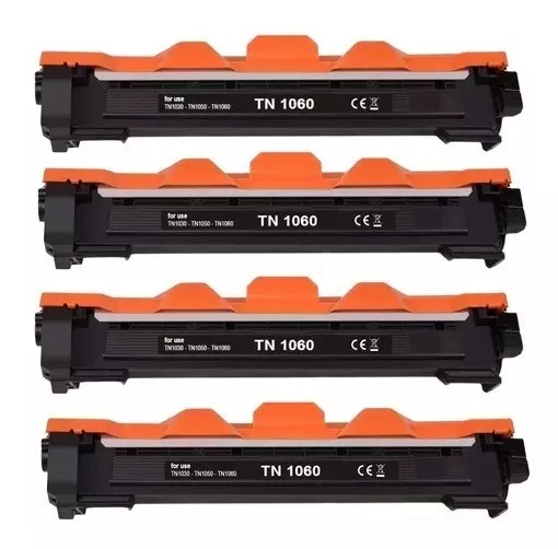 Kit 4 Toner Tn 1060 Hl1202 Hl-1210w Hl-1210 Hl-1212w Hl1212