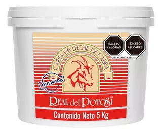 Cajeta Quemada Real Del Potosí Cubeta 5kg