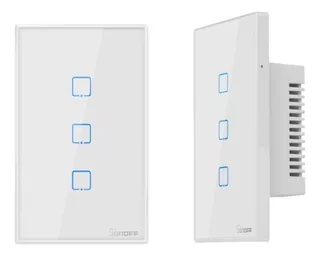 Sonoff Touch Tx 3 Botões Bco Interruptor Wifi Apple Homekit