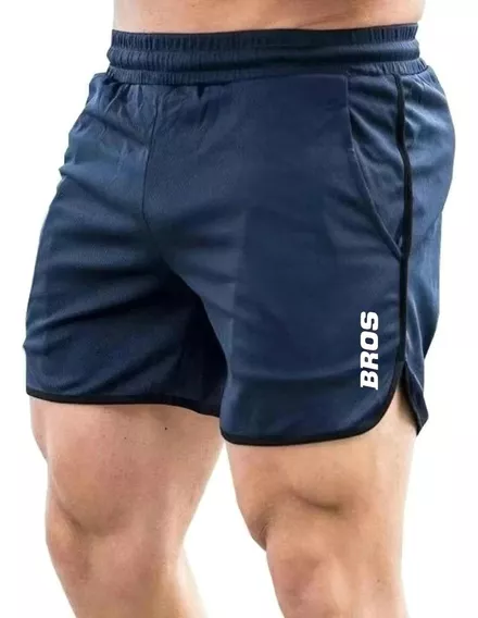 Gym Slim Fit Sports Shorts Elástico Cómodo Corriendo De Moda