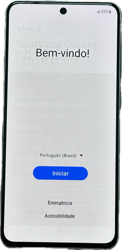 Samsung Galaxy S21 Fe Dual 128gb Branco Vitrine Impecável