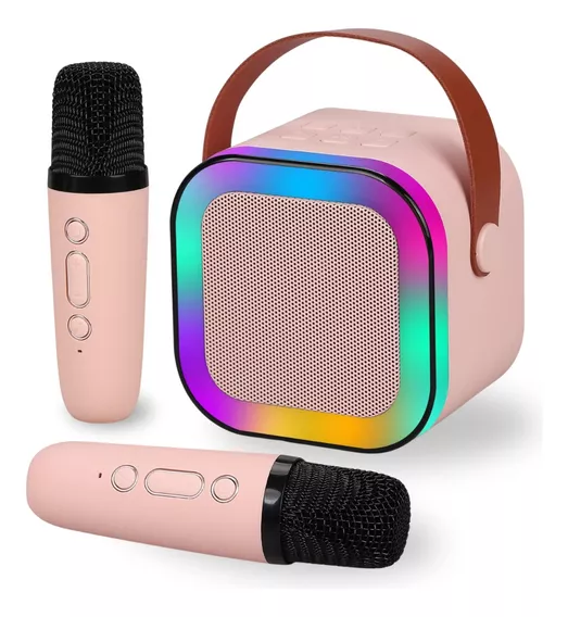 Caixinha Microfone Bluetooth S/ Fio Youtube Karaoke Infantil