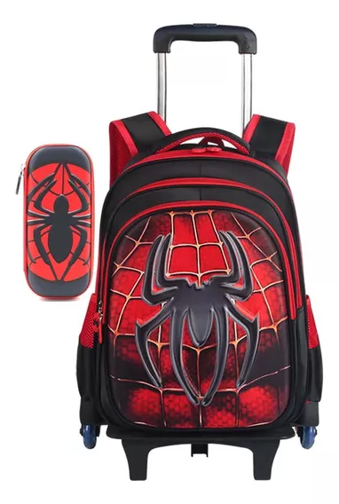 Mochilas Con Ruedas Spiderman Mochila Niños Mochilas Escolares Mochilas Para Niños Mochila De Carrito Niña Mochilas Niños Primaria Mochila Impermeable