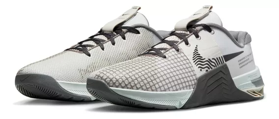 Tenis De Entrenamiento Hombre Nike Metcon 8 Gris