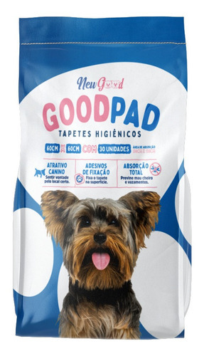 Petlike Good Pad tapete higienico para cães e gatos 60x60cm com 30 Unidades