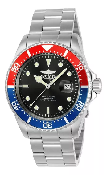 Reloj Invicta Pro Diver Acero Hombres Color de la correa Plateado