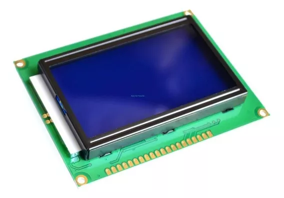 Display Lcd Gráfico 128x64 Com Backlight Azul