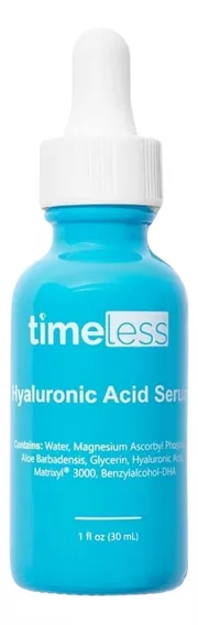 Suero facial con Vitamina C Timeless con Ácido Hialurónico  Para Todo tipo de piel  Antioxidante e Hidratante  30ML