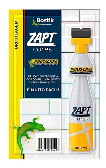 Tinta Para Rejunte Zapt Fácil Aplicação 200ml - Fortaleza