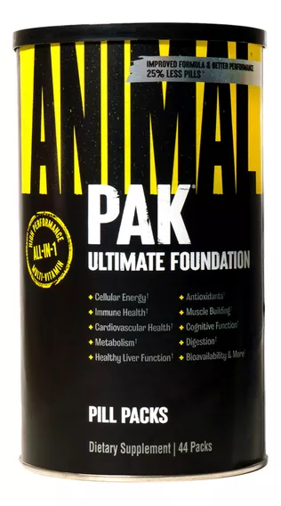 Suplemento Universal Nutrition Animal Pak de 44g  x 44 un