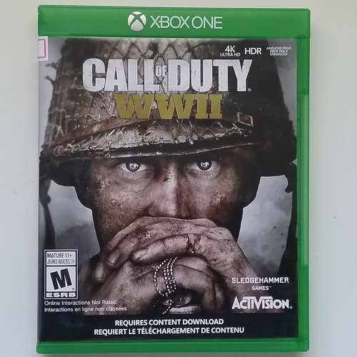 Call Of Duty World War Wwii 2 Xbox One Mídia Física Perfeito