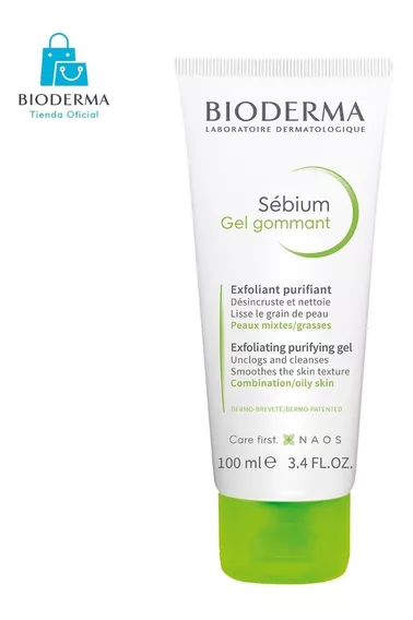 Bioderma Sébium Gel Exfoliante Purificante, 100 Ml Tipo de piel Mixta