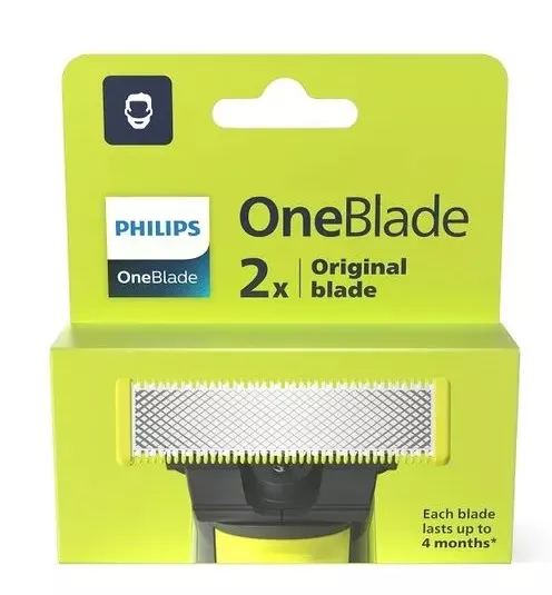 Lâmina Dupla Oneblade Philips - Qp220/51 - Embalagem com 2 Laminas