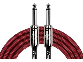 Cable Kirlin Para Instrumento 3 Mts Profesional, Iwcc-201pn Color Rojo