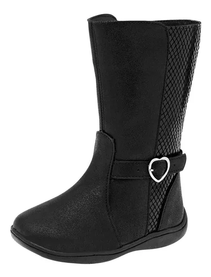 Botas Bebe De Niña Ensueño Negro 112-207