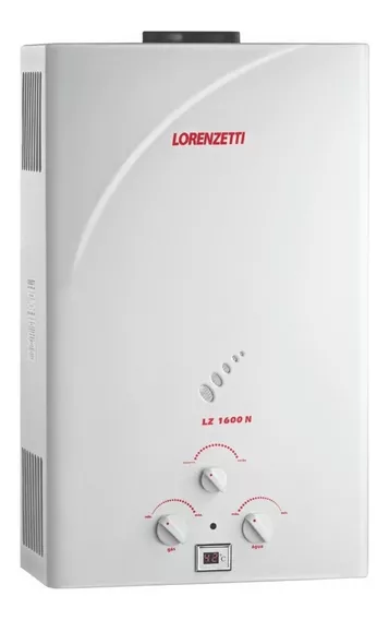 Aquecedor Gas Lorenzetti 15.0 Lt Gn Lz 1600n Cor Branco