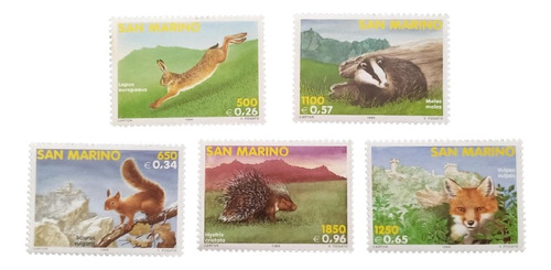 C6428  San Marino - Fauna  Yvert Nº 1633/7 De 1999 Nnn