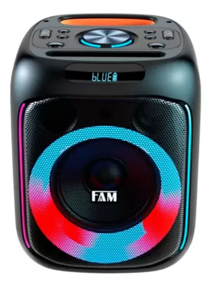 Caixa De Som Fam Dj A601 Bluetooth Fm Tws Aux 600w Som Alto