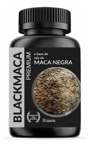 Suplemento Black Maca Premium sabor natural de 30g x 30 un