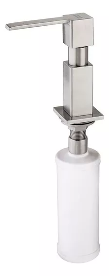 Dosador De Sabão Aço Inox Escovado Quadrado - Franke