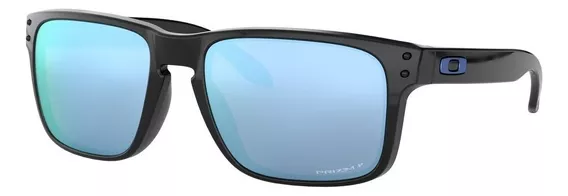 Anteojos de sol polarizados Oakley Holbrook talle Standard armazón polished black y lente deep water