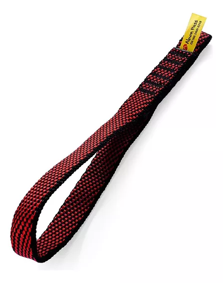 Fita Expressa Costurada De Poliester 20cm Alpen Pass - En566 Cor Vermelho