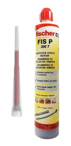 Chumbador Bucha Quimica Fischer Fis P 300 T - 300ml / 490 Gr