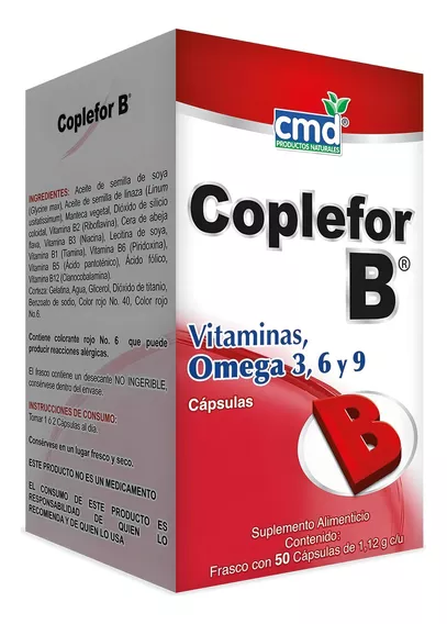 Complejo B Coplefor B 50 Cápsulas Cmd.