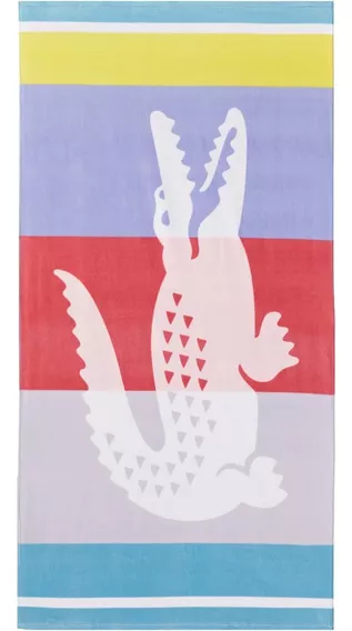 Toalla De Playa Lacoste Oki (91 X 183 Cm.) 100% Algodón