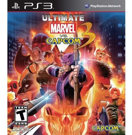 Ultimate Marvel Vs Capcom 3 Ps3 Mídia Física Original