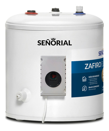 Termotanque Eléctrico TESZ-40 Señorial Zafiro 40 Litros Color Blanco