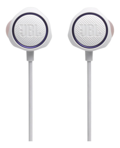 Fone de ouvido in-ear gamer sem fio JBL Quantum 50 JBLQUANTUM50 white