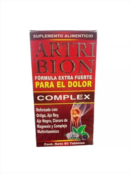 Artri Bion Complex Extra Fuerte Tabletas 60 Tblts Dolor Sabor Sin Sabor