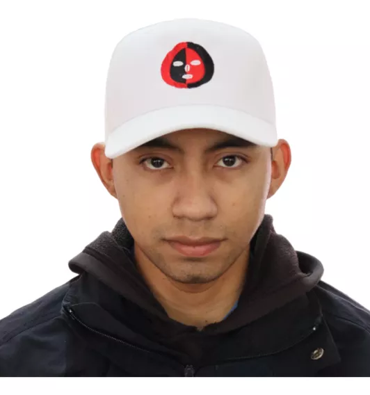 Gorra Trucker Eleggua Curva Moda Negra O Blanca