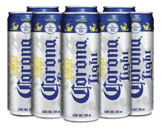 Cerveza Corona Light American Liteclara lata 355 mL 24 unidades